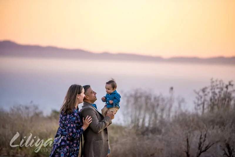 Family portrait session at Palos Verdes