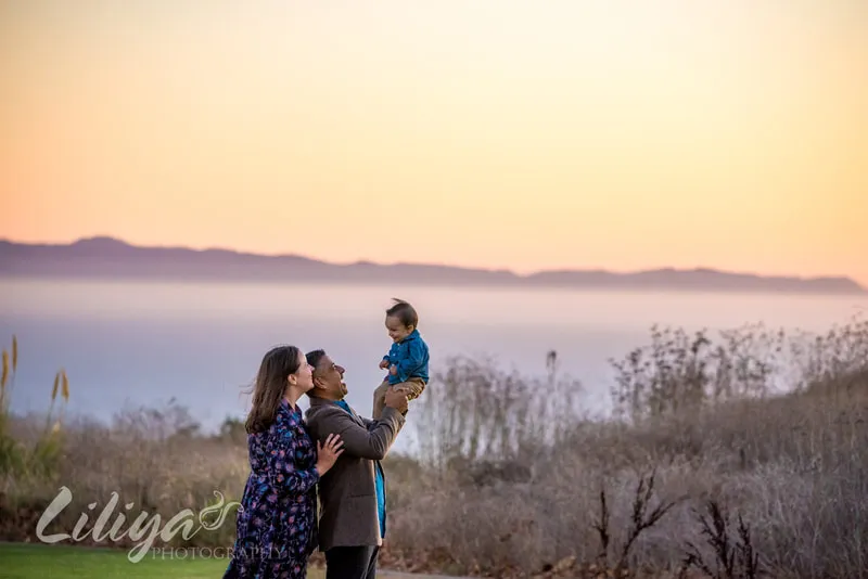 Family portrait session at Palos Verdes