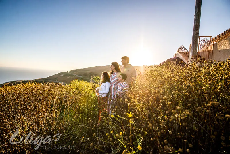 Family portrait session at Friendship Park, San Pedro