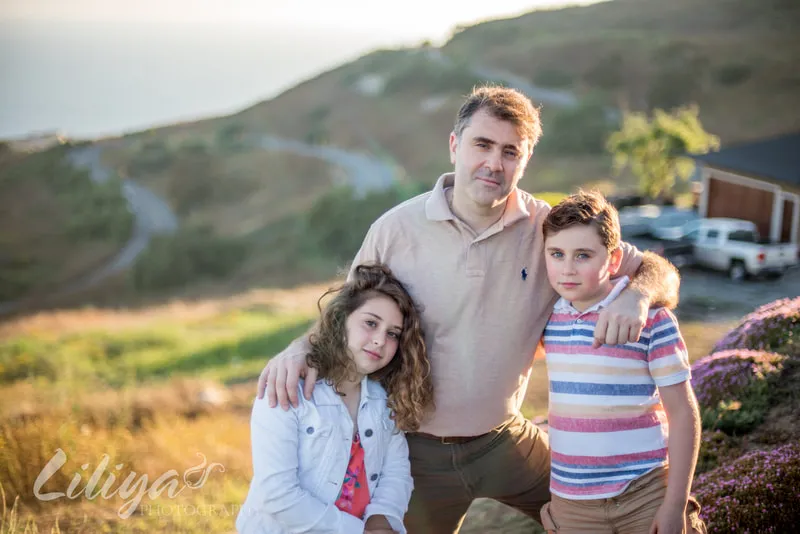 Family portrait session at Friendship Park, San Pedro