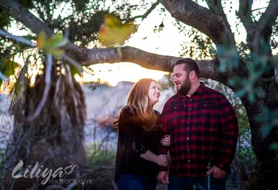 Engagement session at Rancho Palos Verdes