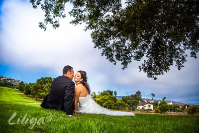 Engagement session at Los Verdes Golf Course, Palos Verdes