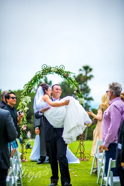 Engagement session at Los Verdes Golf Course, Palos Verdes