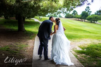 Engagement session at Los Verdes Golf Course, Palos Verdes