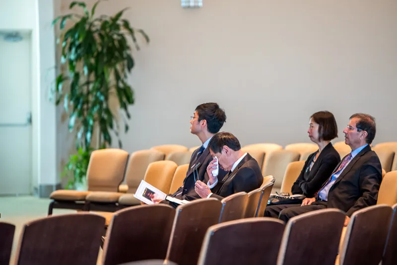 Memorial service photography at Rancho Palos Verdes