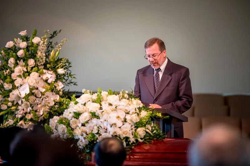 Memorial service photography at Rancho Palos Verdes