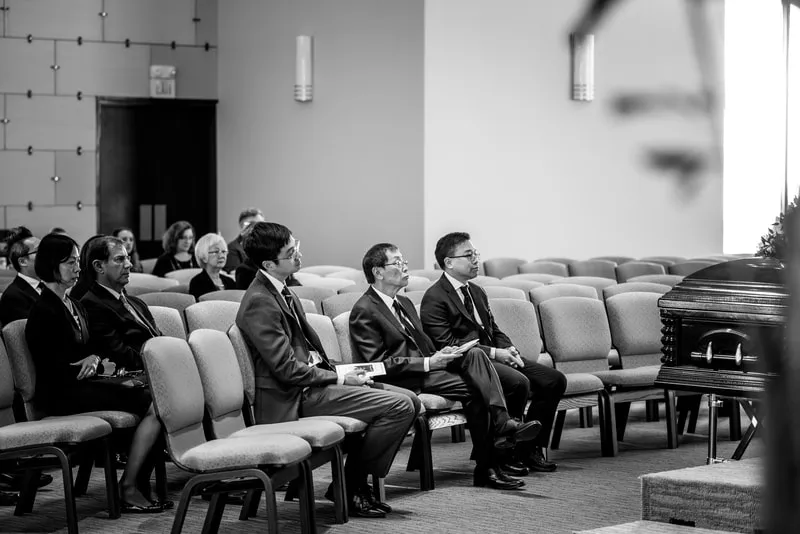 Memorial service photography at Rancho Palos Verdes