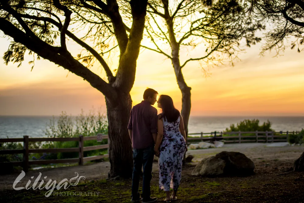 Portrait session at the Palos Verdes cliffs