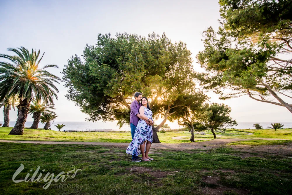 Portrait session at the Palos Verdes cliffs