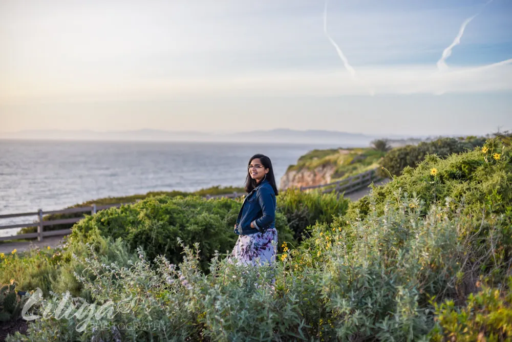 Portrait session at the Palos Verdes cliffs