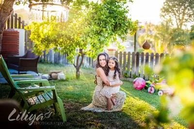 Family portrait session at Rancho Palos Verdes