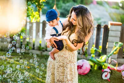Family portrait session at Rancho Palos Verdes