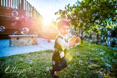 Family portrait session at Rancho Palos Verdes