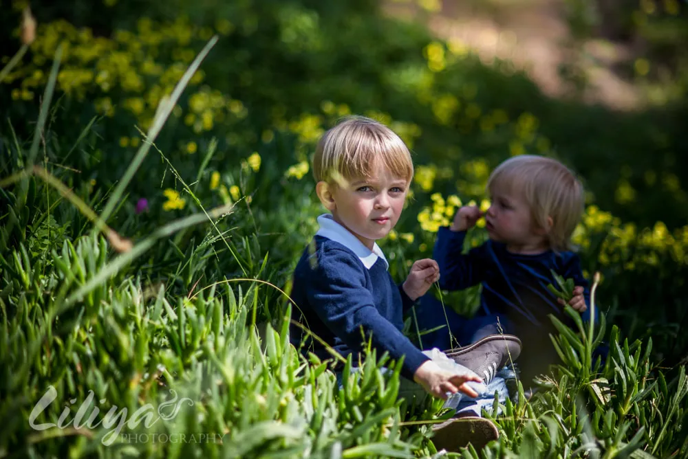 Family portrait session at Wilderness Park, Redondo Beach