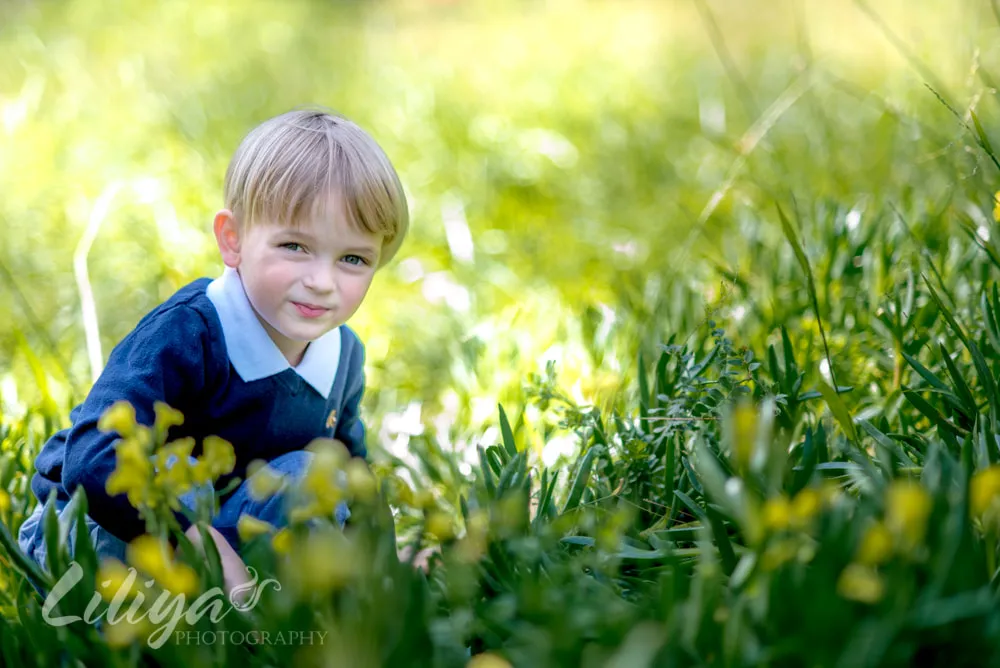 Family portrait session at Wilderness Park, Redondo Beach