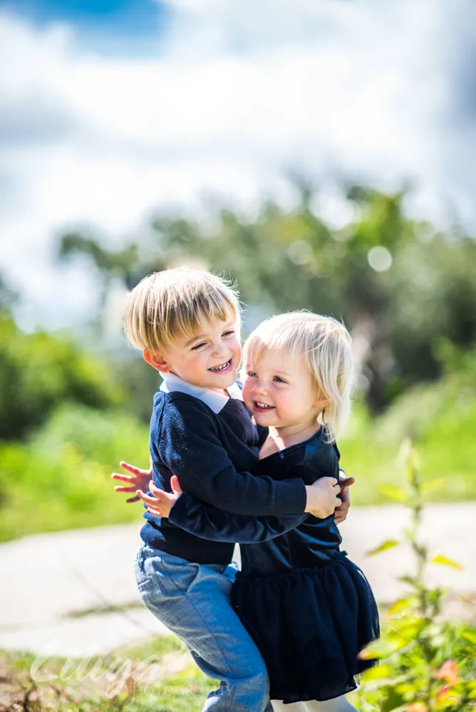 Family portrait session at Wilderness Park, Redondo Beach