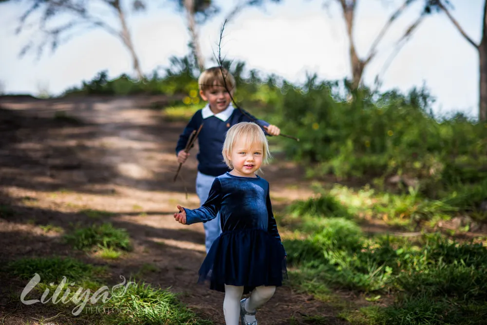 Family portrait session at Wilderness Park, Redondo Beach