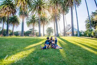 Family portrait session at Averill Park, San Pedro