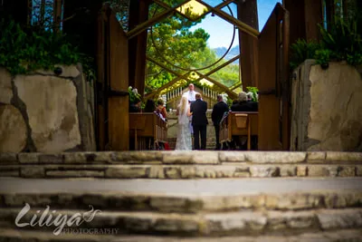 Wedding photography at Wayfarers Chapel, Palos Verdes
