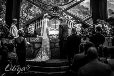 Wedding photography at Wayfarers Chapel, Palos Verdes