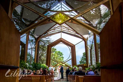 Wedding photography at Wayfarers Chapel, Palos Verdes