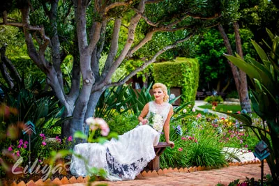 Wedding photography at Wayfarers Chapel, Palos Verdes