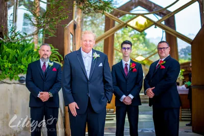 Wedding photography at Wayfarers Chapel, Palos Verdes